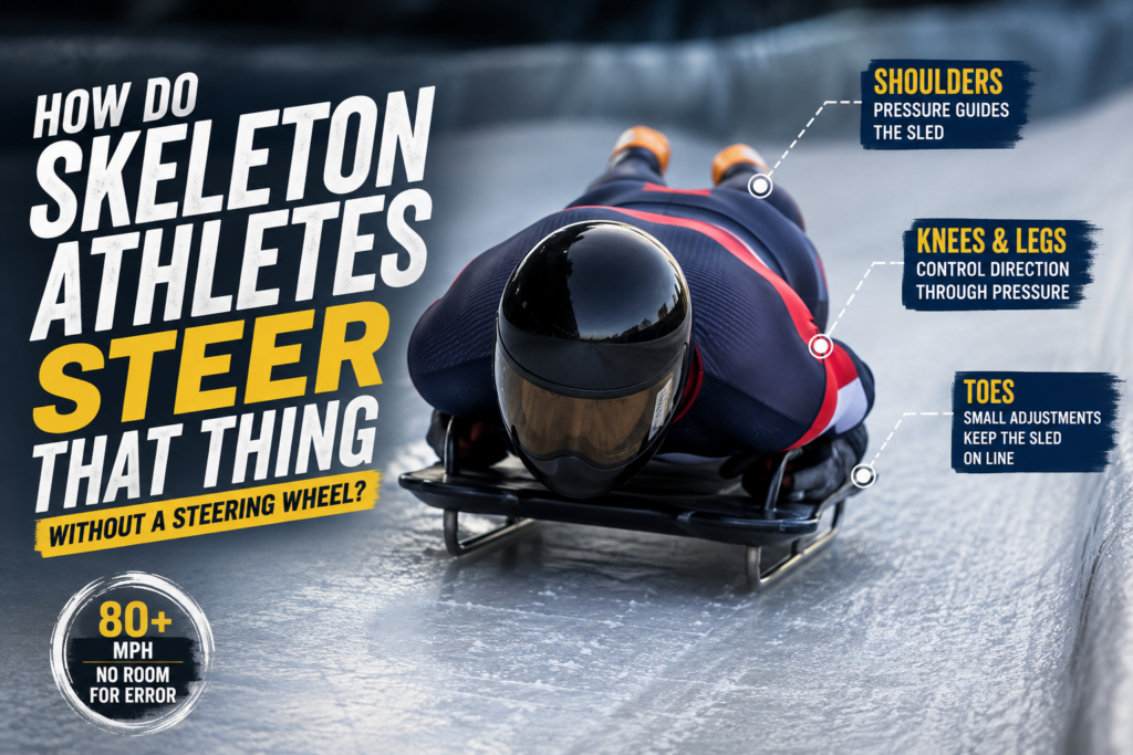 How Do Skeleton Athletes Steer That Thing Without a Steering Wheel? how do skeleton athletes steer that thing